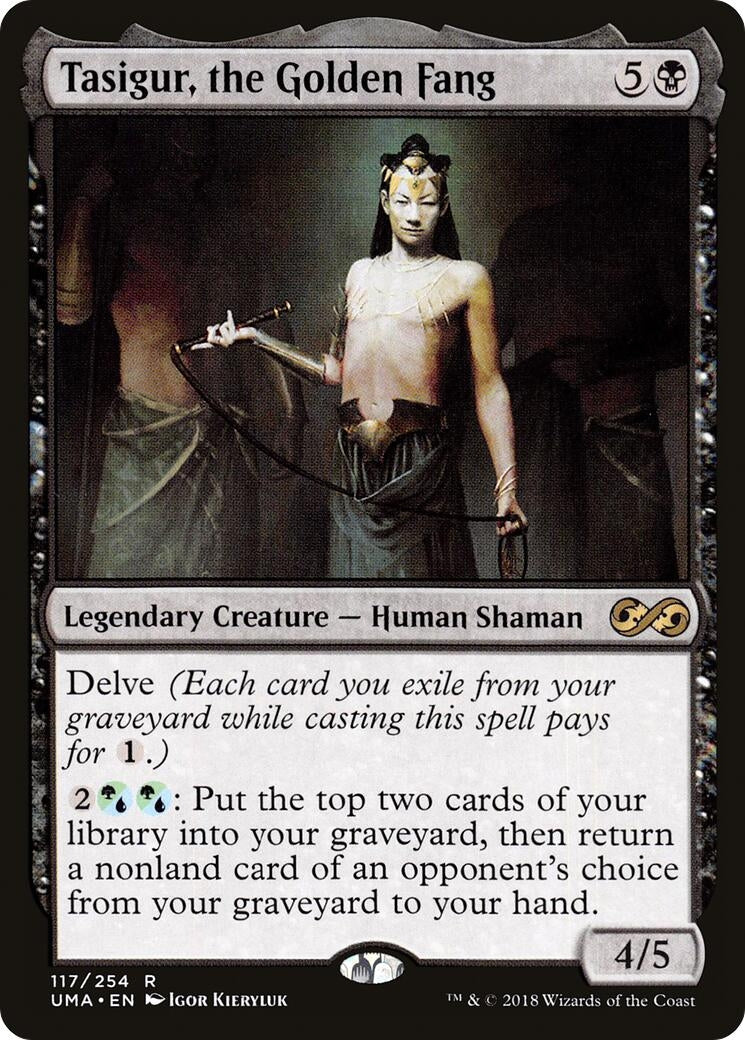 Image for Tasigur, the Golden Fang (Ultimate Masters) (117) - Magic: The Gathering