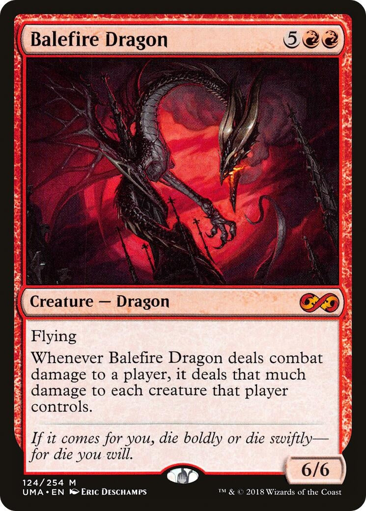 Image for Balefire Dragon (Ultimate Masters) (124) - Magic: The Gathering