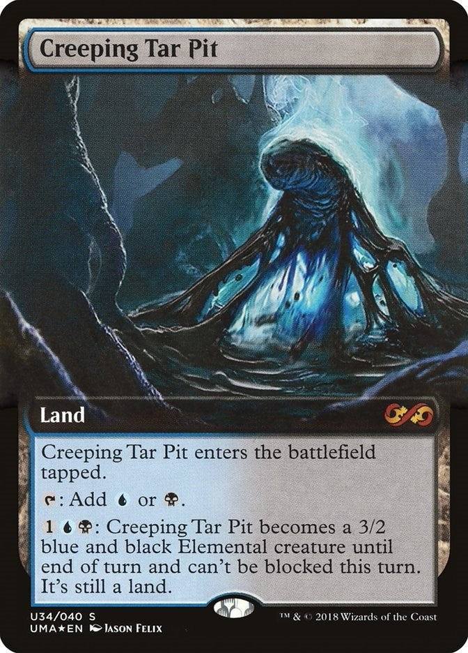 Image for Creeping Tar Pit (Ultimate Masters: Box Toppers) (U34) - Magic: The Gathering
