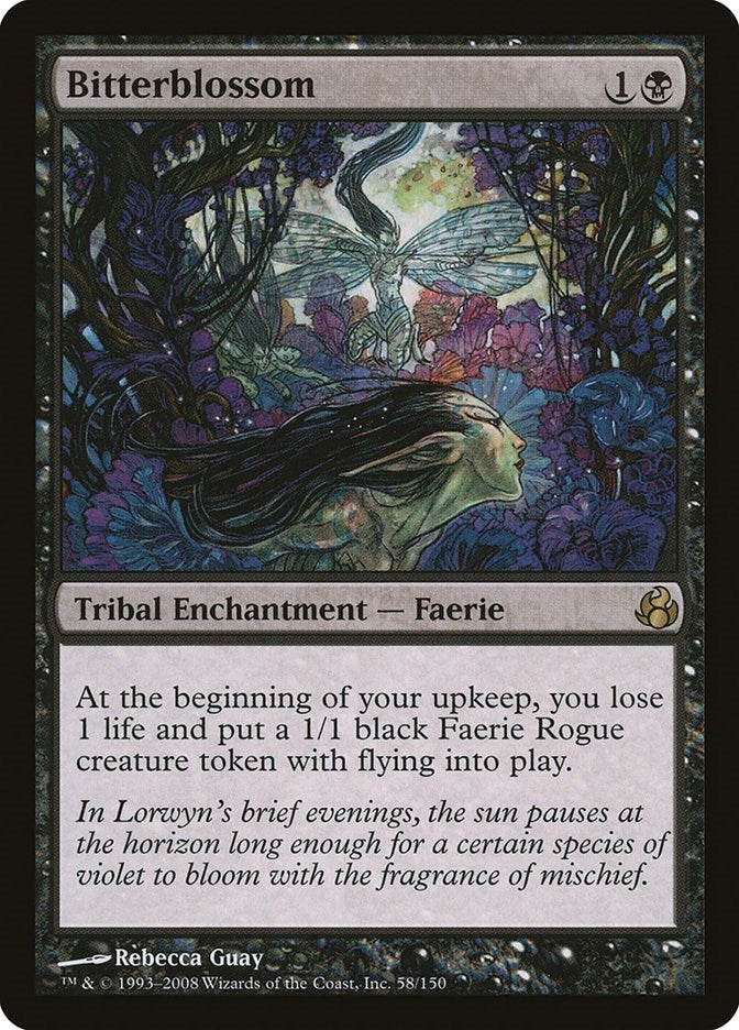Image for Bitterblossom (Morningtide) (58) - Magic: The Gathering