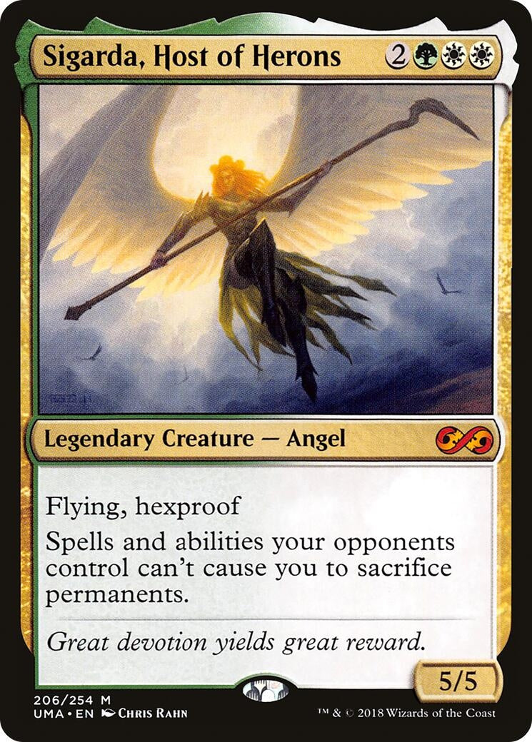 Image for Sigarda, Host of Herons (Ultimate Masters) (206) - Magic: The Gathering