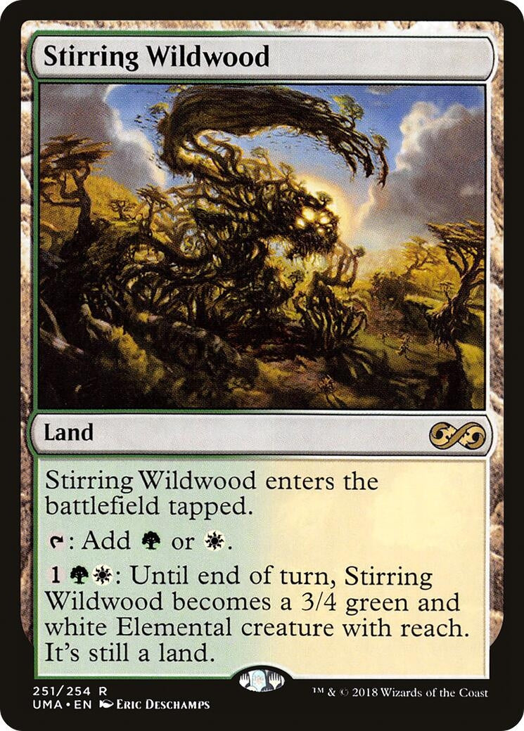 Image for Stirring Wildwood (Ultimate Masters) (251) - Magic: The Gathering
