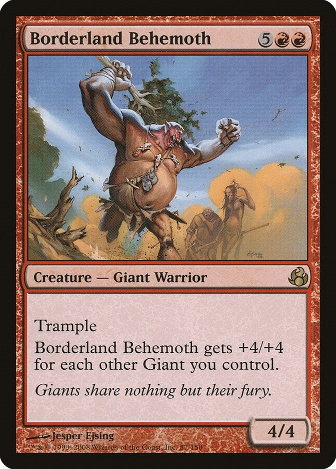 Image for Borderland Behemoth (Morningtide) (87) - Magic: The Gathering
