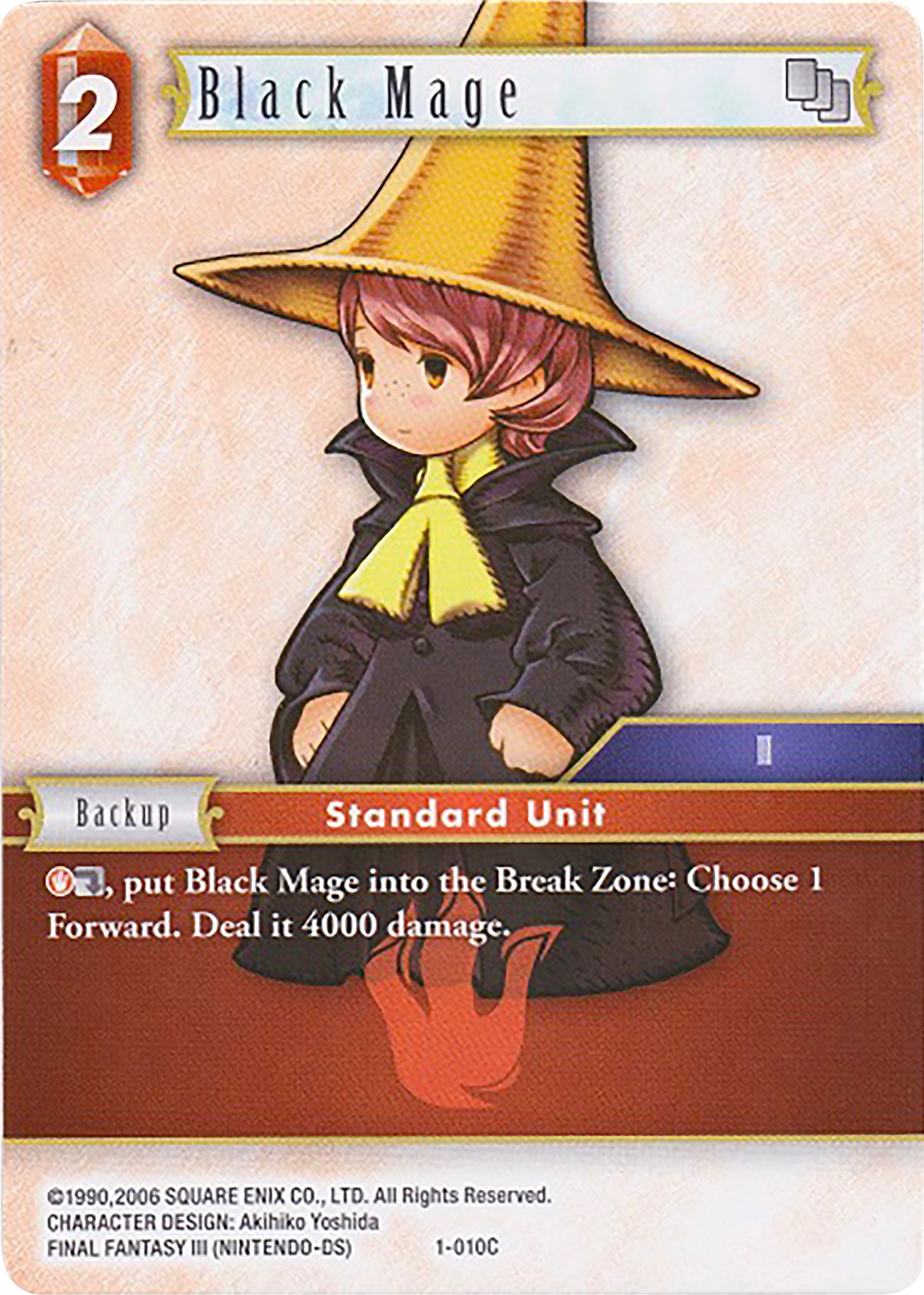 Image for Black Mage (Arc) - 1-010C (Deck Exclusive Cards) (1-010C) - Final Fantasy TCG