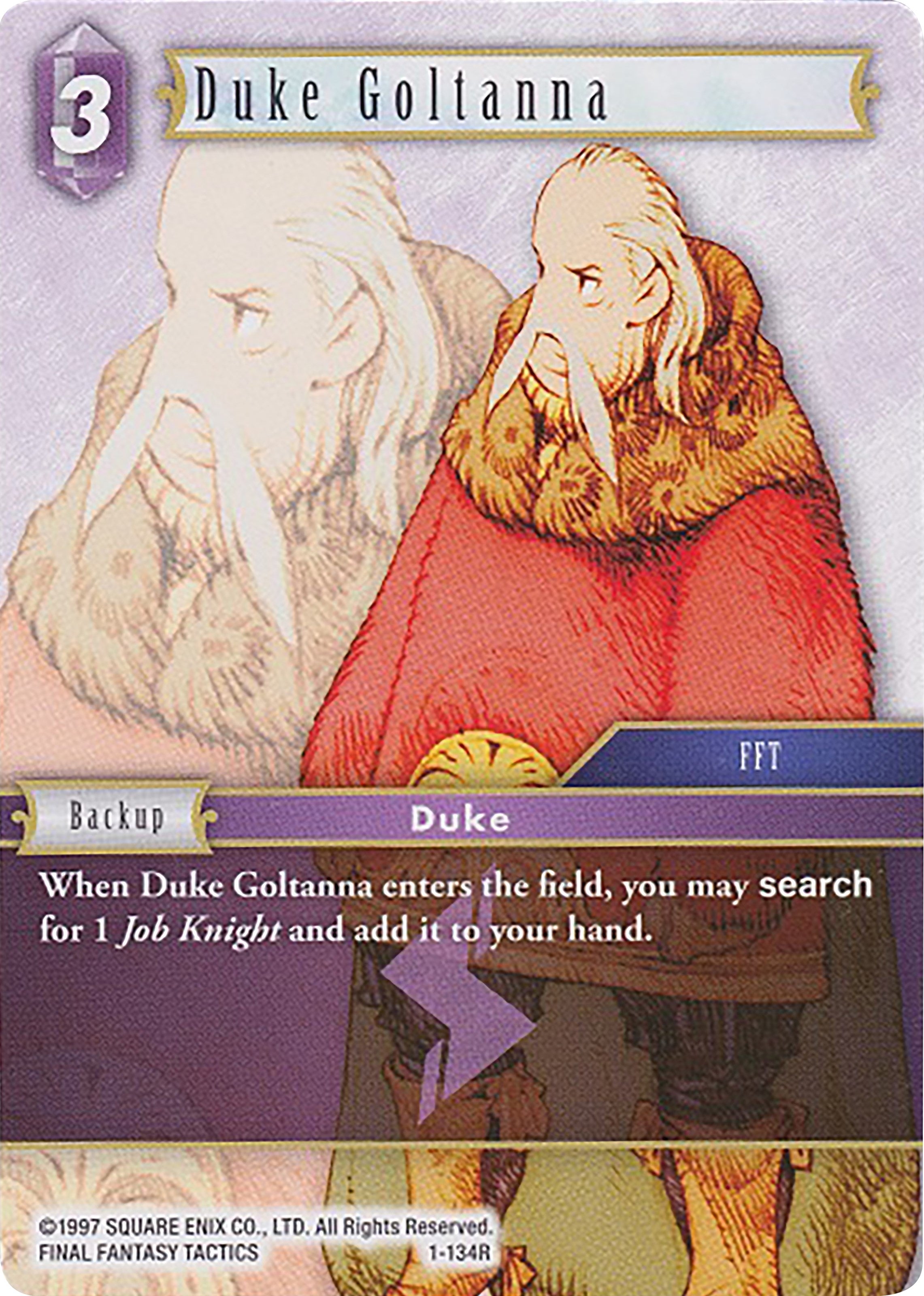 Image for Duke Goltanna - 1-134R (Deck Exclusive Cards) (1-134R) - Final Fantasy TCG