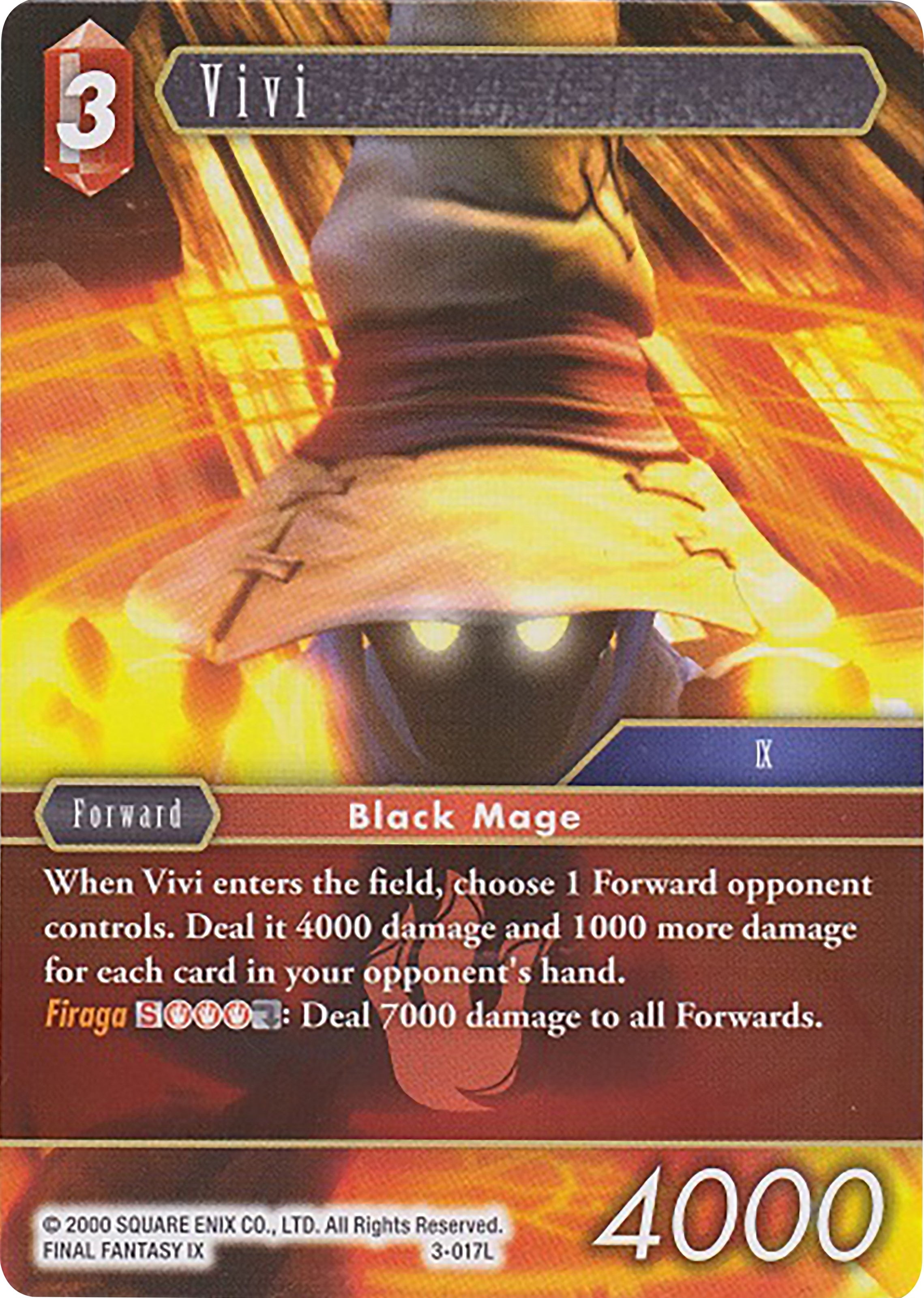 Image for Vivi - 3-017L (Deck Exclusive Cards) (3-017L) - Final Fantasy TCG