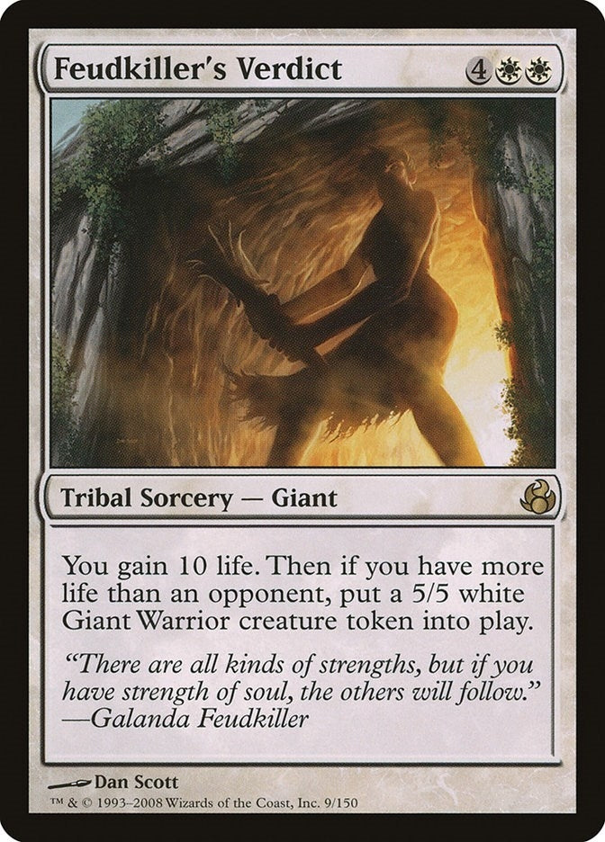Image for Feudkiller's Verdict (Morningtide) (9) - Magic: The Gathering