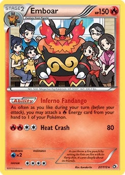 Image for Emboar - 27/113 (Legendary Treasures) (Deck Exclusives) (027/113) - Pokemon