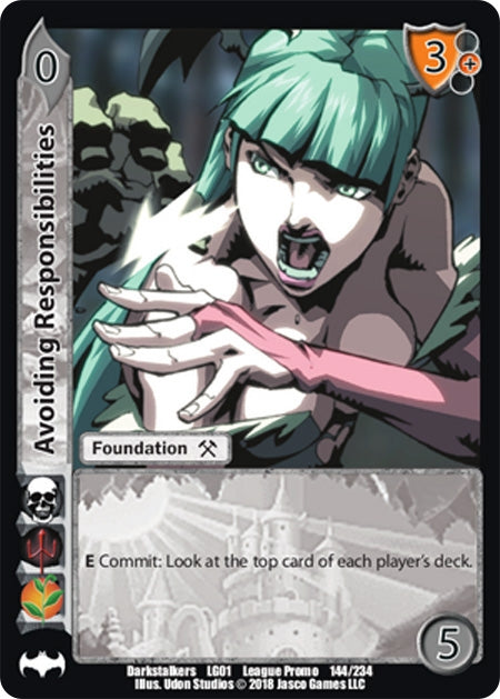 Image for Avoiding Responsibilities (Capcom Casual League Kit) (144) - UniVersus