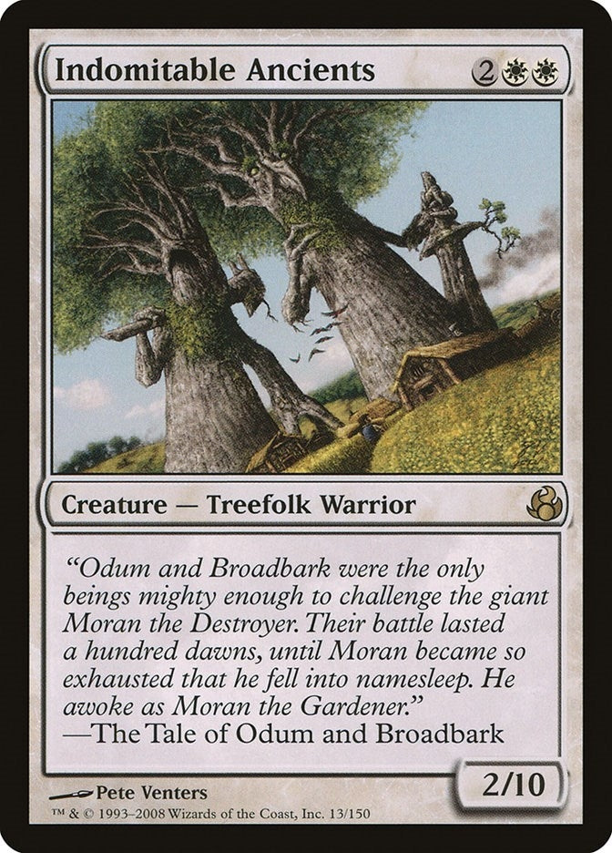Image for Indomitable Ancients (Morningtide) (13) - Magic: The Gathering