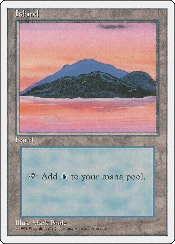 Image for Island (C) (Fourth Edition) (180) - Magic: The Gathering