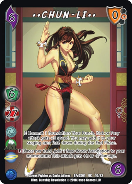 Image for Chun-Li** (Street Fighter vs. Darkstalkers) (10) - UniVersus