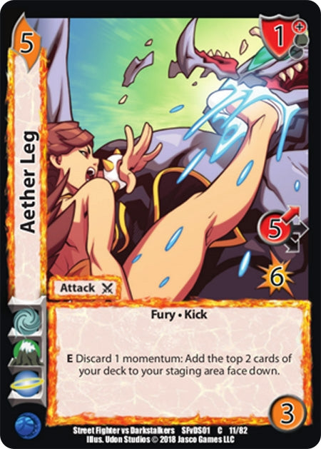 Image for Aether Leg (Street Fighter vs. Darkstalkers) (11) - UniVersus