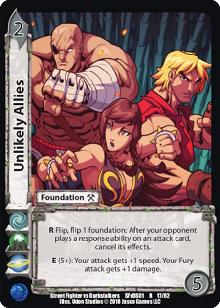 Image for Unlikely Allies (Street Fighter vs. Darkstalkers) (17) - UniVersus