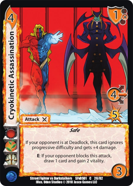 Image for Cryokinetic Assassination (Street Fighter vs. Darkstalkers) (20) - UniVersus