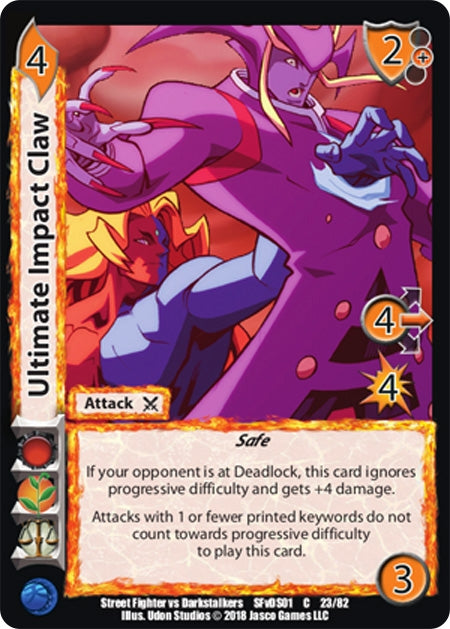 Image for Ultimate Impact Claw (Street Fighter vs. Darkstalkers) (23) - UniVersus