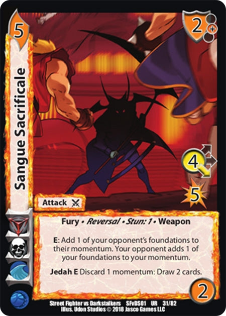 Image for Sangue Sacrificale (Street Fighter vs. Darkstalkers) (31) - UniVersus