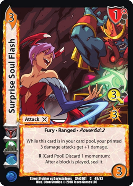 Image for Surprise Soul Flash (Street Fighter vs. Darkstalkers) (49) - UniVersus