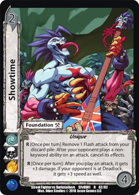 Image for Showtime (Street Fighter vs. Darkstalkers) (62) - UniVersus