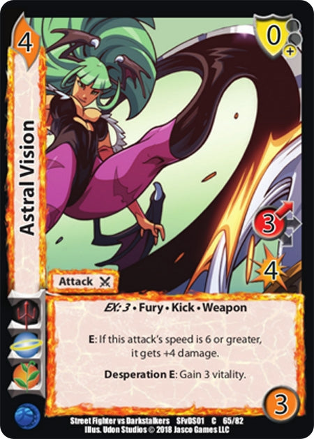 Image for Astral Vision (Street Fighter vs. Darkstalkers) (65) - UniVersus
