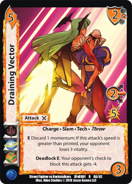Image for Draining Vector (Street Fighter vs. Darkstalkers) (66) - UniVersus