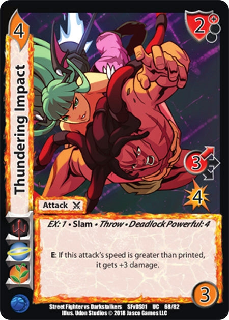 Image for Thundering Impact (Street Fighter vs. Darkstalkers) (68) - UniVersus