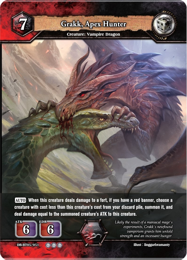 Image for Grakk, Apex Hunter (Reckoning of Vashr) (DB-BT05/051) - Dragoborne