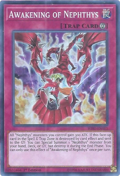 Image for Awakening of Nephthys (Hidden Summoners) (HISU-EN011) - YuGiOh