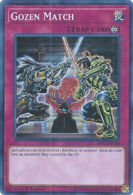 Image for Gozen Match (Hidden Summoners) (HISU-EN060) - YuGiOh