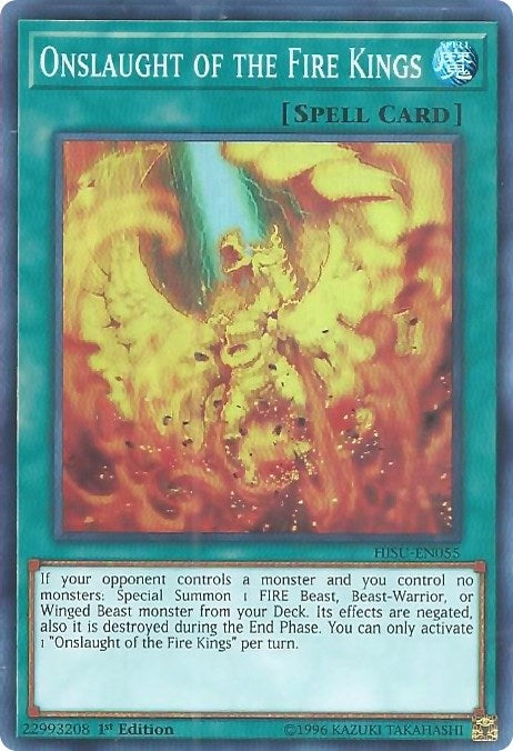 Image for Onslaught of the Fire Kings (Hidden Summoners) (HISU-EN055) - YuGiOh