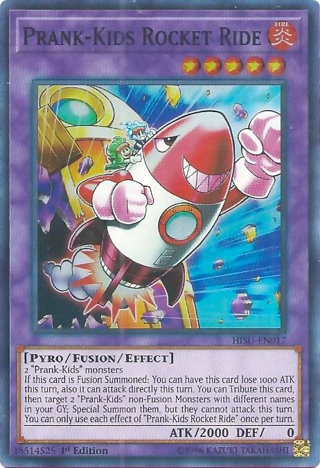 Image for Prank-Kids Rocket Ride (Hidden Summoners) (HISU-EN017) - YuGiOh