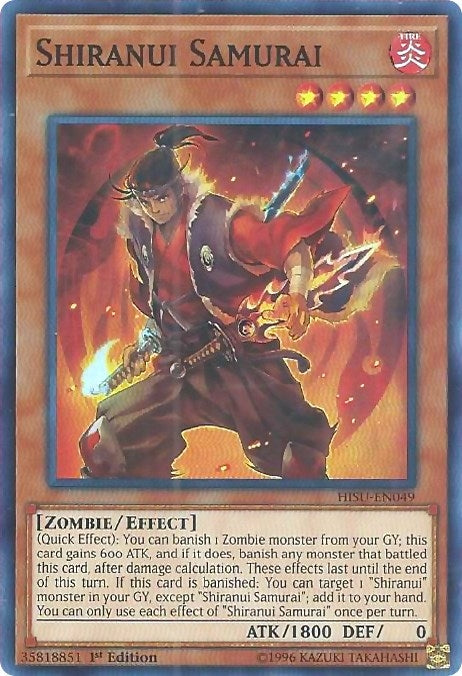 Image for Shiranui Samurai (Hidden Summoners) (HISU-EN049) - YuGiOh