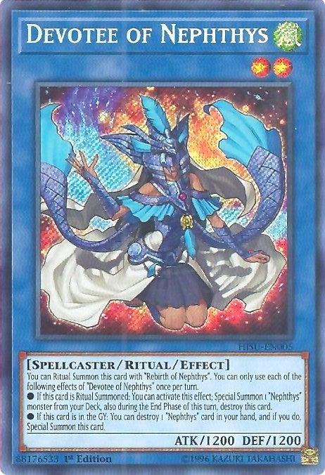 Image for Devotee of Nephthys (Hidden Summoners) (HISU-EN005) - YuGiOh