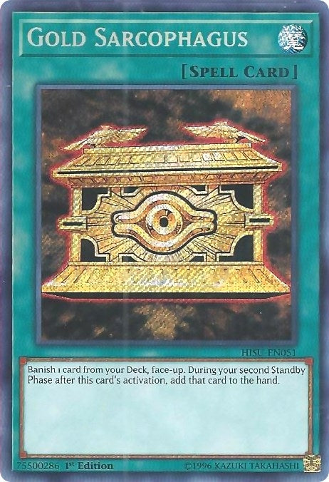 Image for Gold Sarcophagus (Hidden Summoners) (HISU-EN051) - YuGiOh