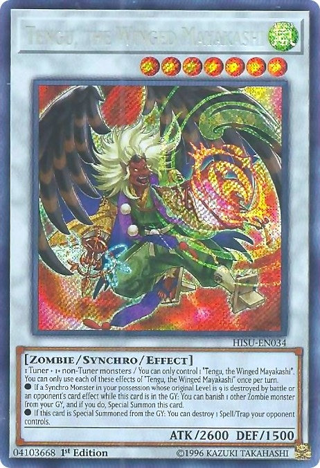 Image for Tengu, the Winged Mayakashi (Hidden Summoners) (HISU-EN034) - YuGiOh