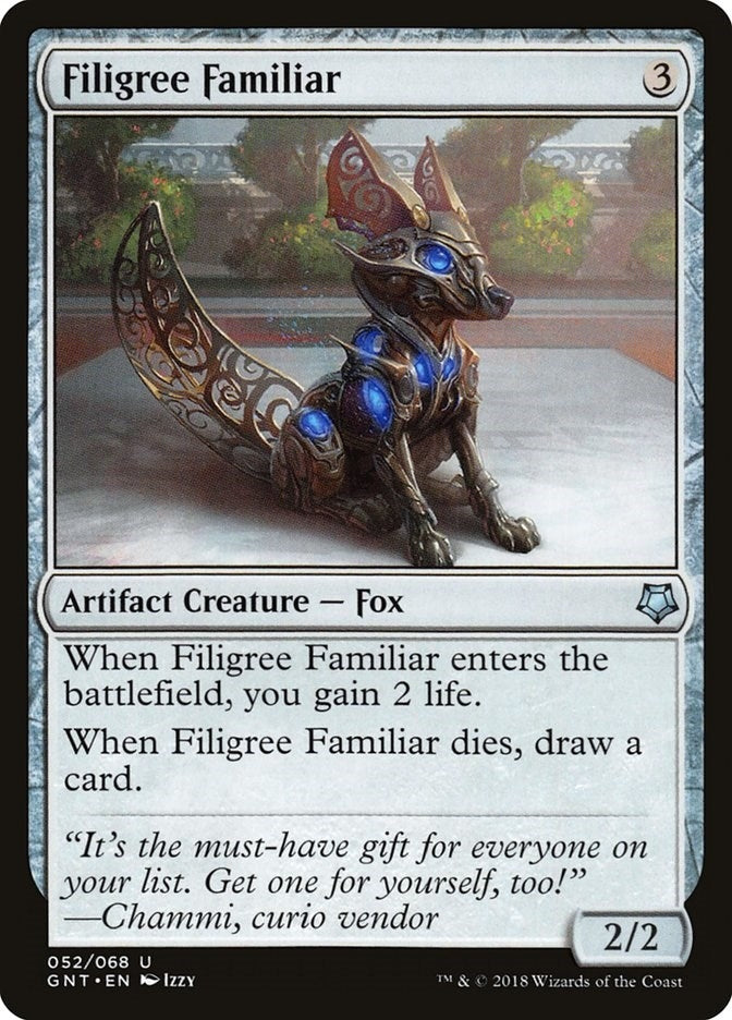 Image for Filigree Familiar (Magic Game Night) (52) - Magic: The Gathering