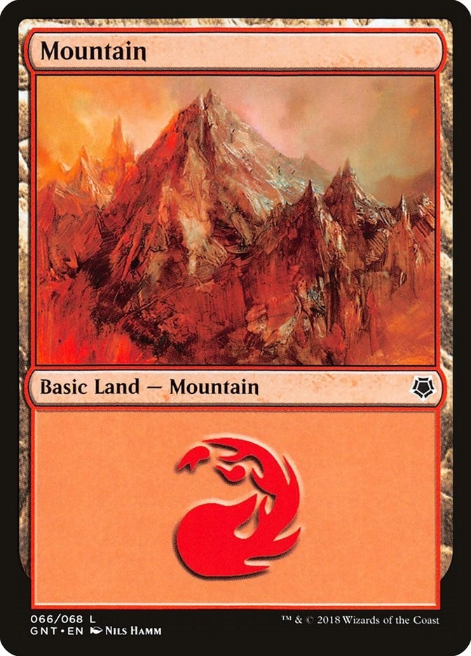 Image for Mountain (066) (Magic Game Night) (66) - Magic: The Gathering