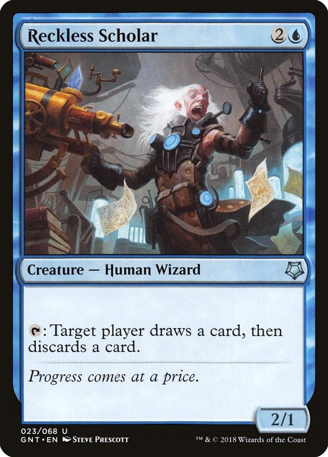 Image for Reckless Scholar (Magic Game Night) (23) - Magic: The Gathering
