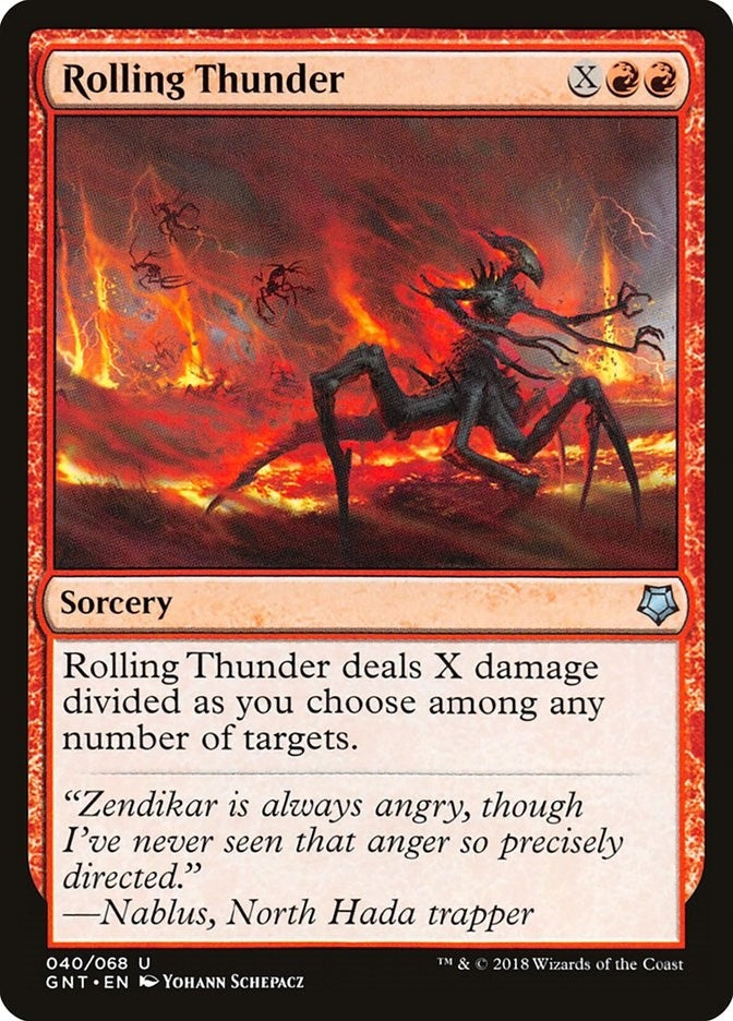 Image for Rolling Thunder (Magic Game Night) (40) - Magic: The Gathering