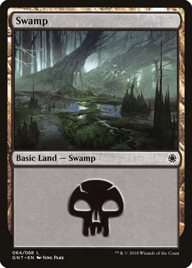 Image for Swamp (064) (Magic Game Night) (64) - Magic: The Gathering