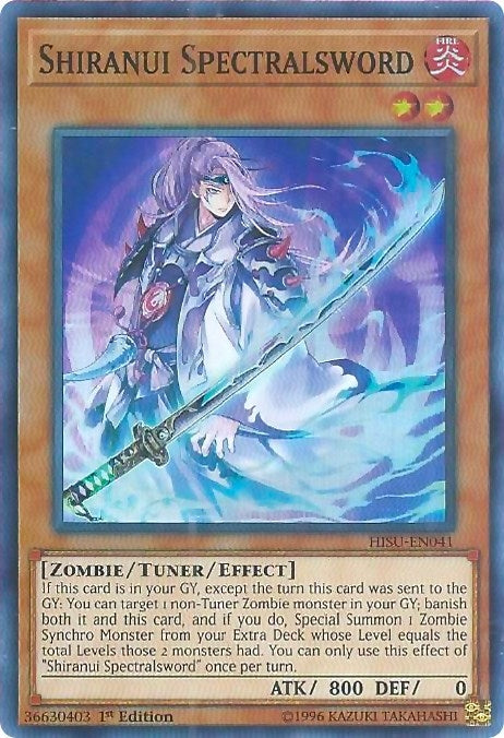 Image for Shiranui Spectralsword (Hidden Summoners) (HISU-EN041) - YuGiOh