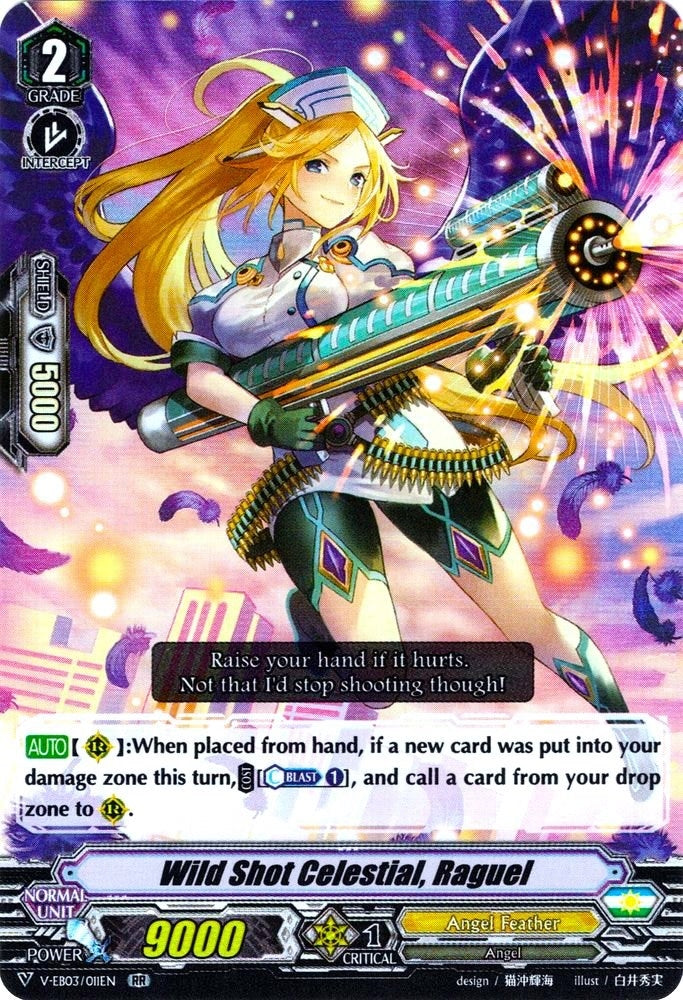 Image for Wild Shot Celestial, Raguel (V-EB03: ULTRARARE MIRACLE COLLECTION) (V-EB03/011EN) - Cardfight Vanguard