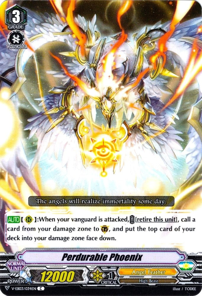 Image for Perdurable Phoenix (V-EB03: ULTRARARE MIRACLE COLLECTION) (V-EB03/034EN) - Cardfight Vanguard