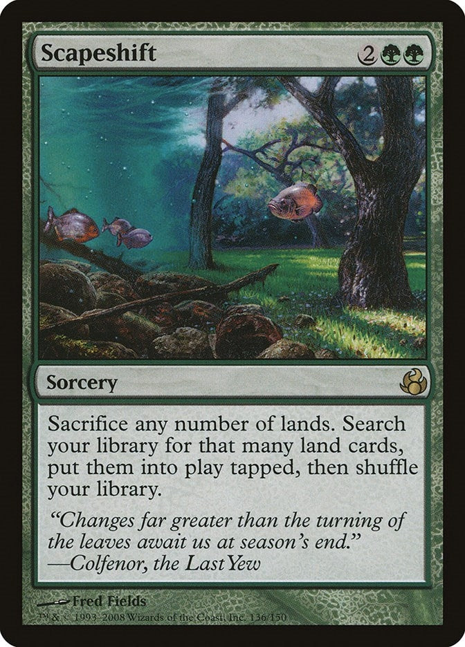 Image for Scapeshift (Morningtide) (136) - Magic: The Gathering