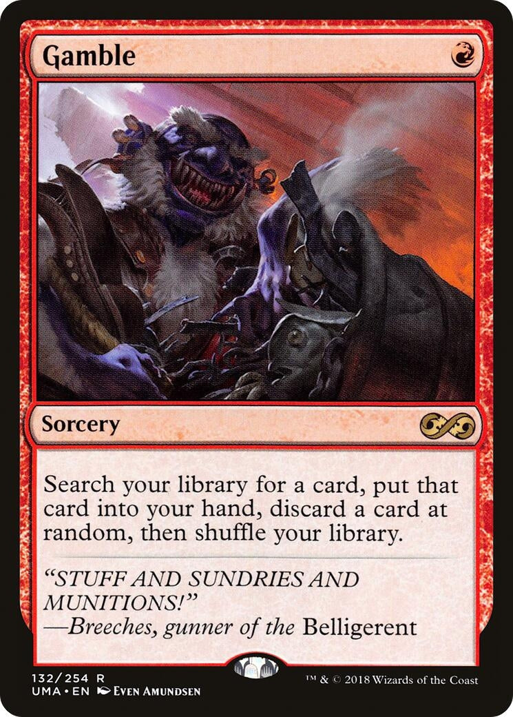 Image for Gamble (Ultimate Masters) (132) - Magic: The Gathering
