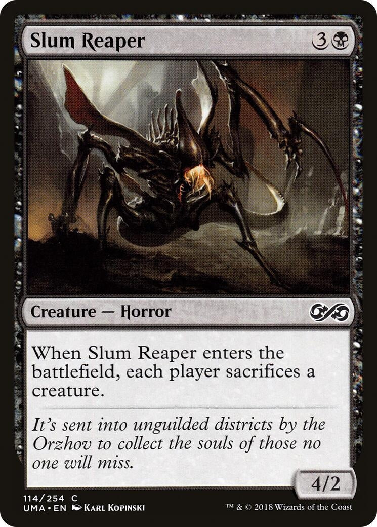 Image for Slum Reaper (Ultimate Masters) (114) - Magic: The Gathering