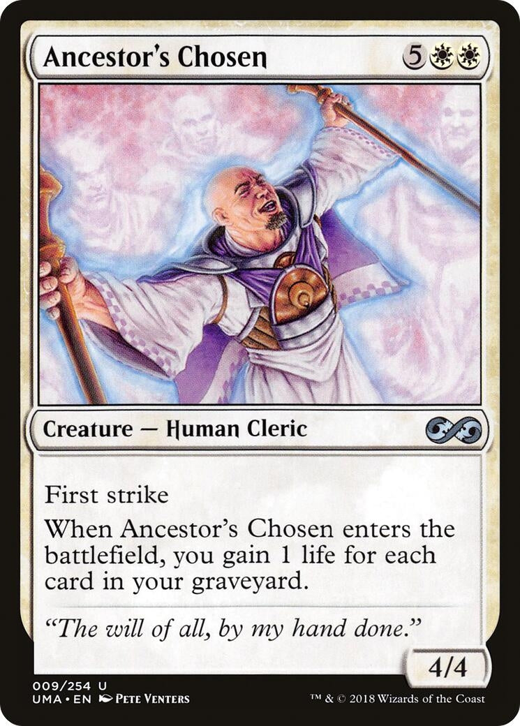 Image for Ancestor's Chosen (Ultimate Masters) (9) - Magic: The Gathering