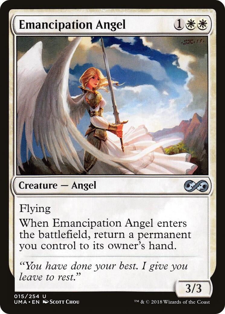 Image for Emancipation Angel (Ultimate Masters) (15) - Magic: The Gathering