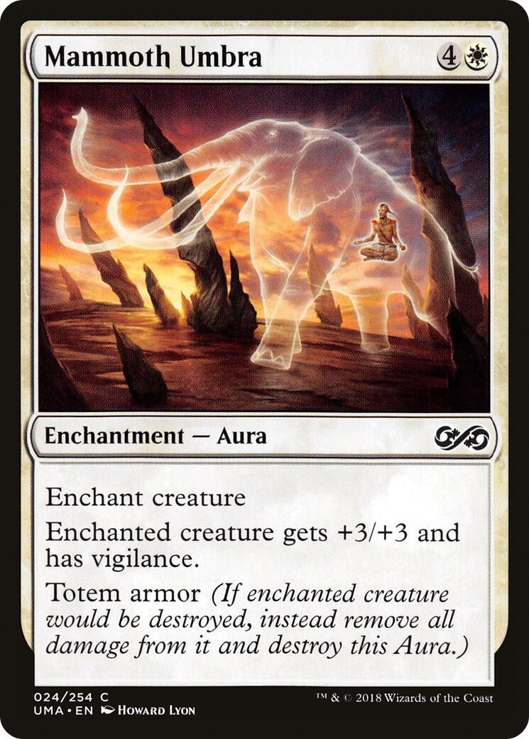 Image for Mammoth Umbra (Ultimate Masters) (24) - Magic: The Gathering