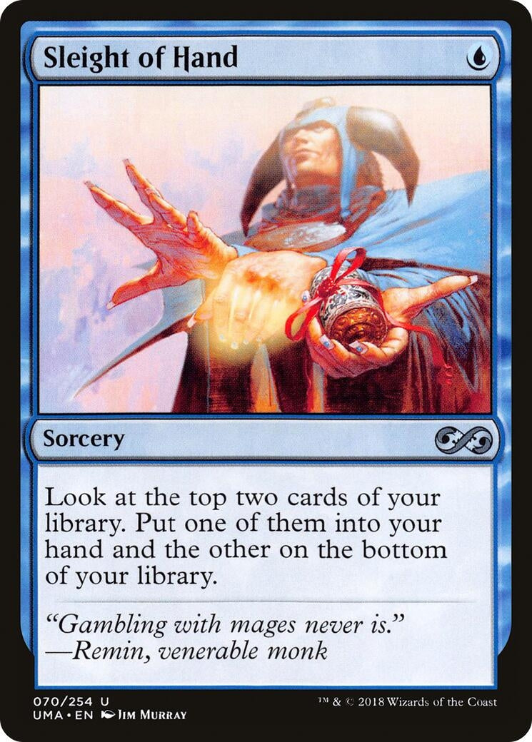 Image for Sleight of Hand (Ultimate Masters) (70) - Magic: The Gathering